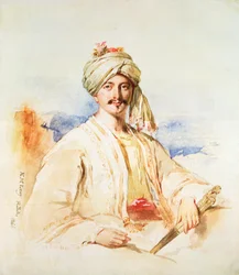 Portrait of a Man in Oriental dress, 1861